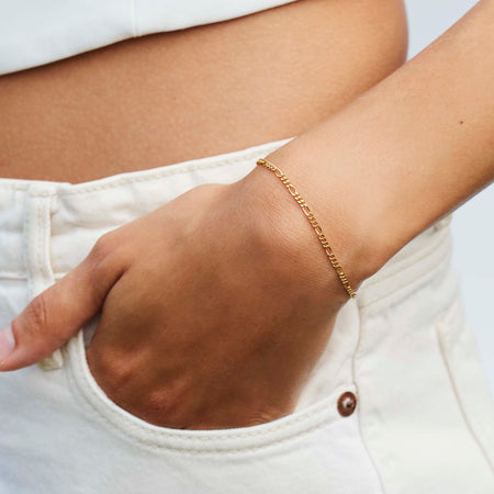 Figaro Bracelet Gold